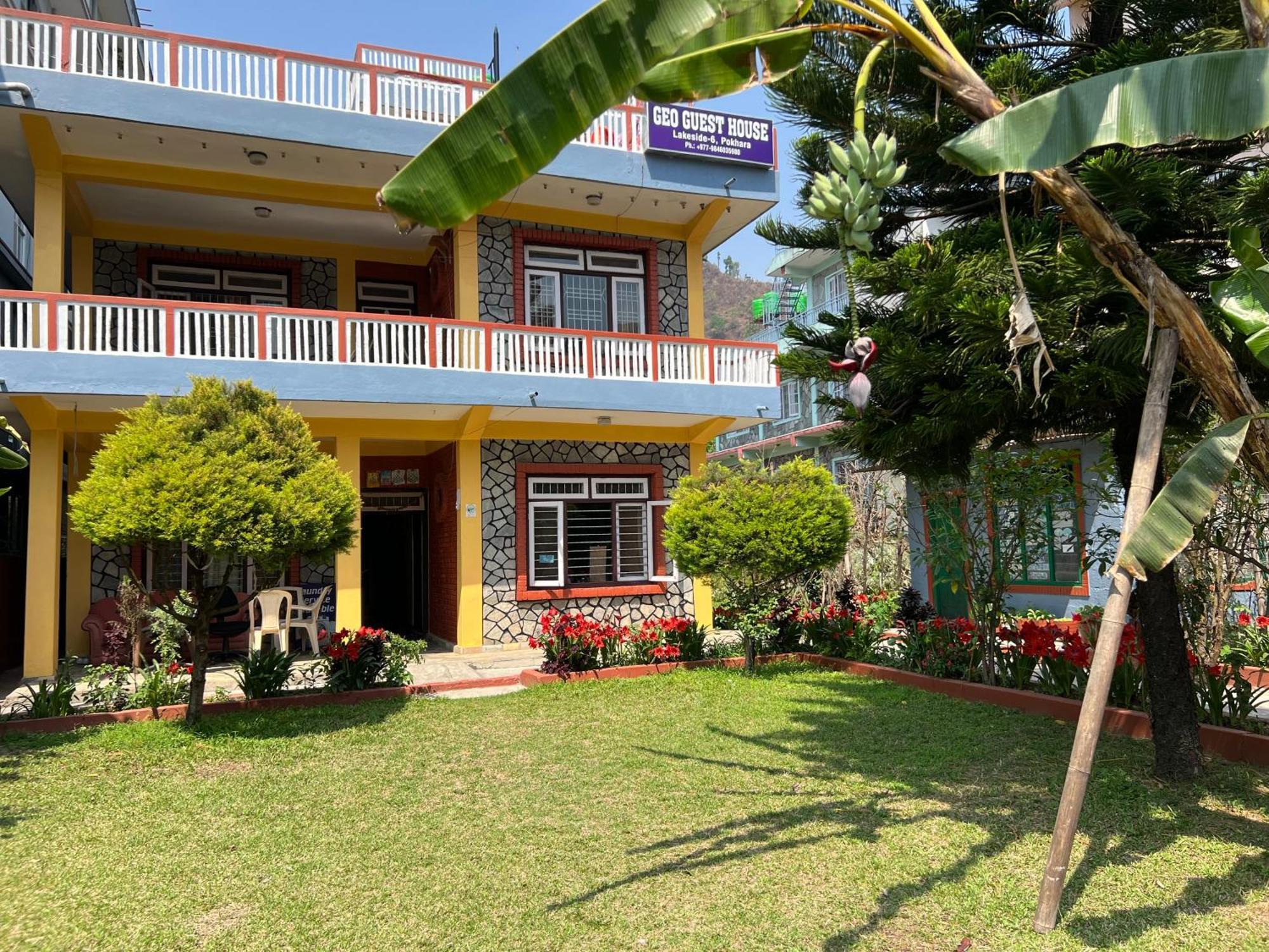 Geo Guest House Pokhara Zewnętrze zdjęcie
